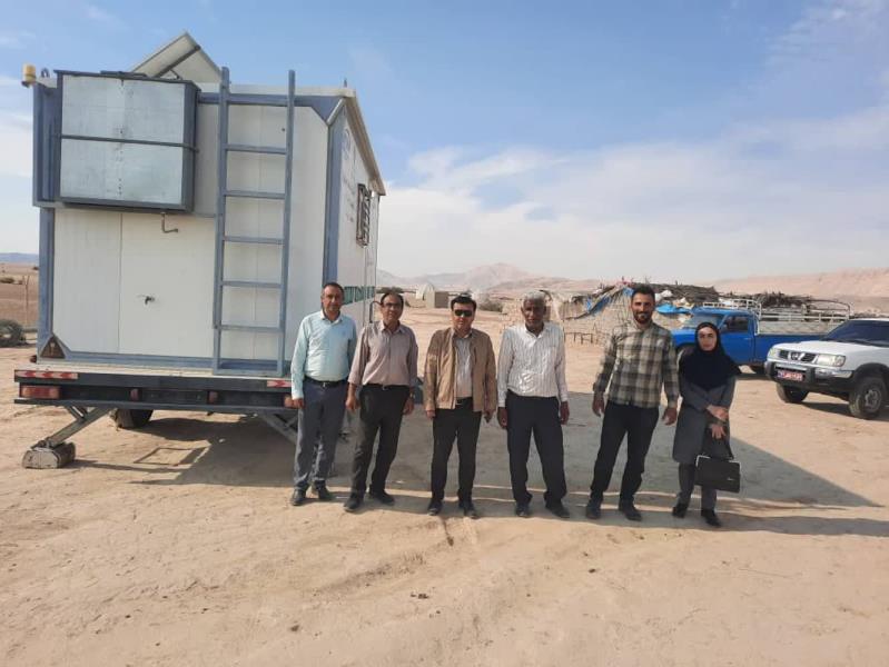 استقرار خانه بهداشت عشایری در منطقه پشت‌بند شهرستان خنج