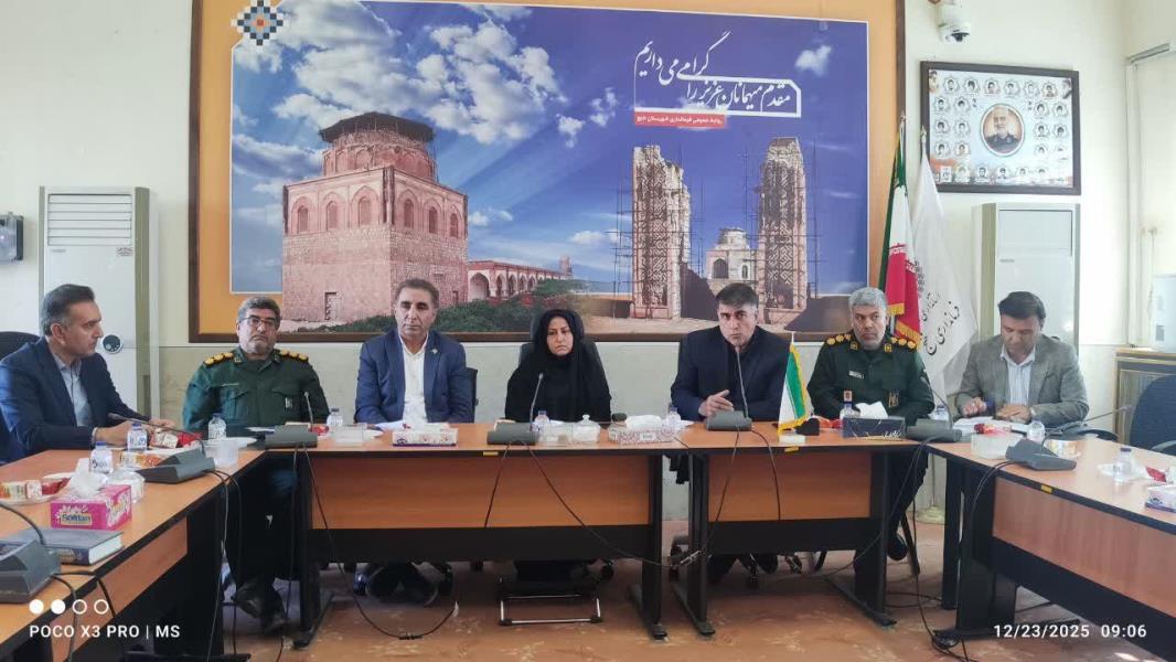 جلسه شورای اداری عشایری شهرستان خنج برگزار شد