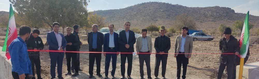 افتتاح پل ارتباطی منطقه عشایری چاه‌سرخ – زنبوری